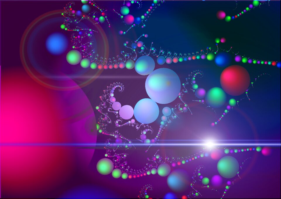 Pattern colorful digital art