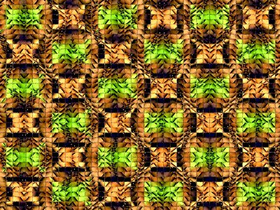 Green brown wallpaper