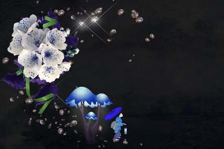 Girl female mushroom