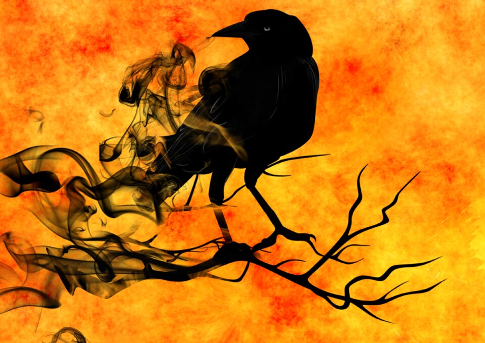 Creepy darkness mystical