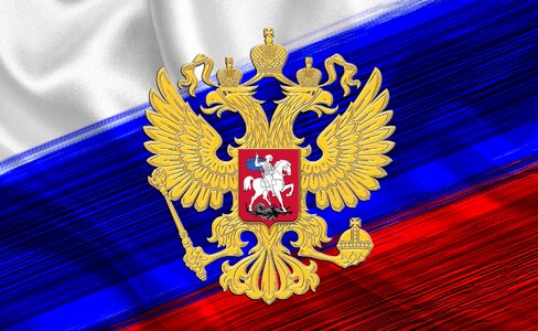 Imperial eagle flag flag of russia