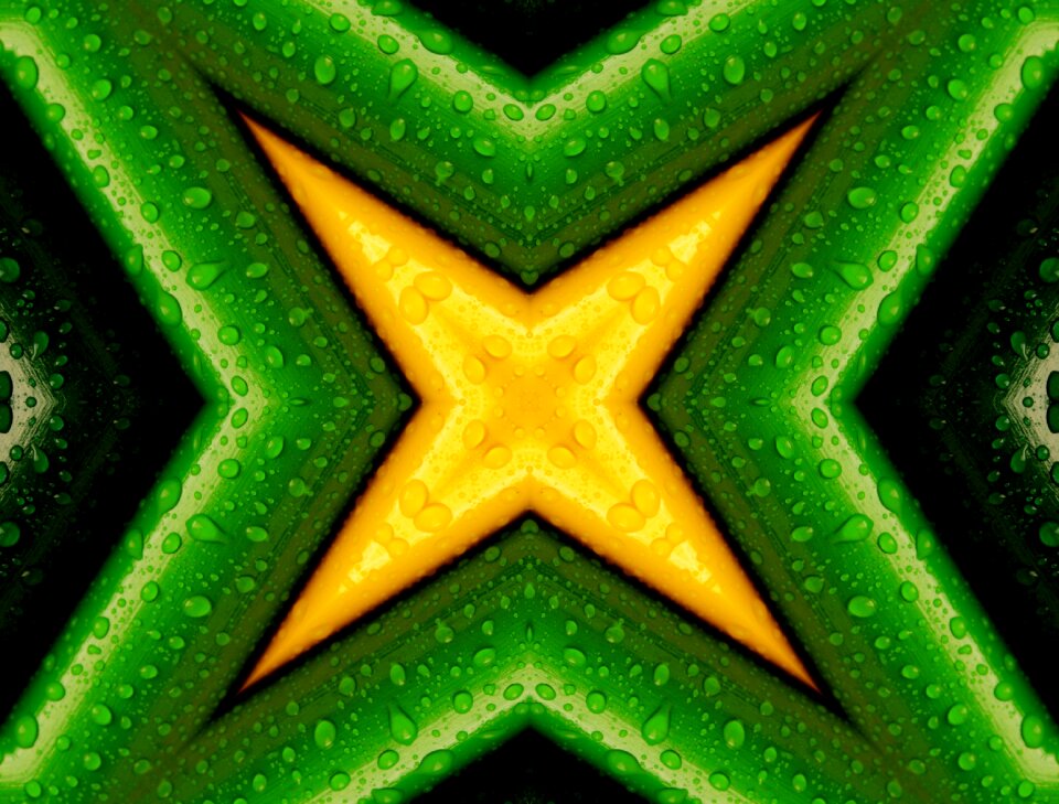 Design green yellow