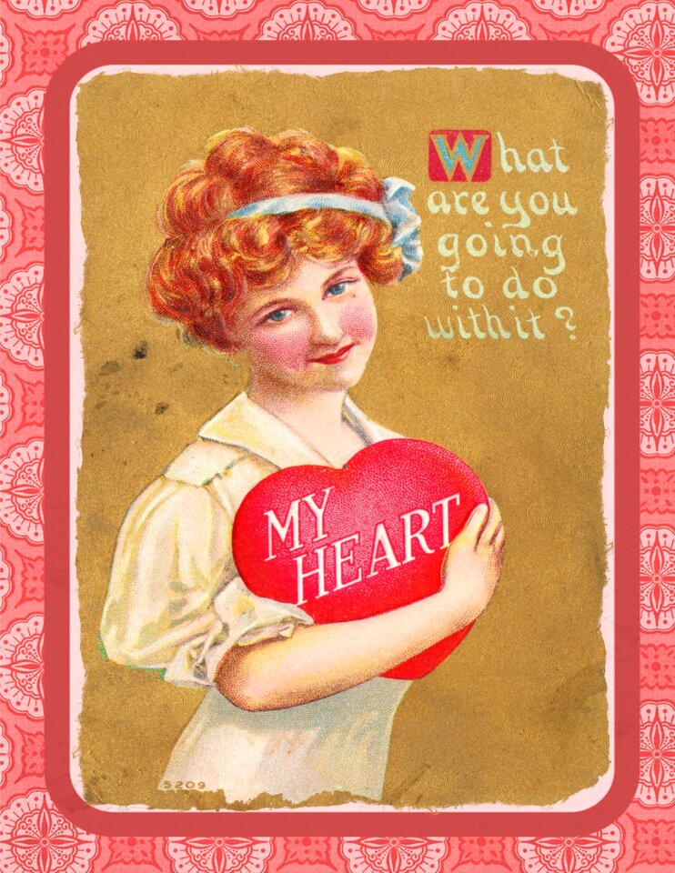 Heart box chocolate