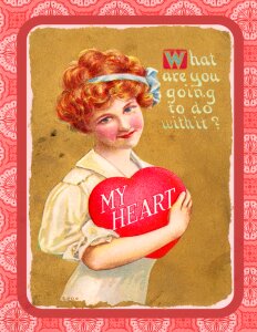 Heart box chocolate