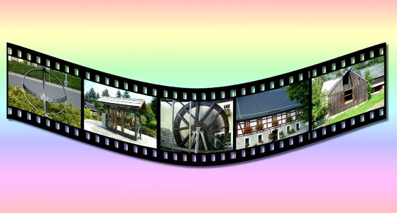 Rigid film slide film Free illustrations