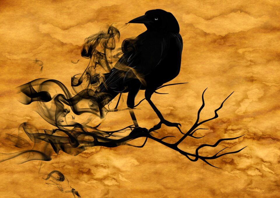 Creepy darkness mystical