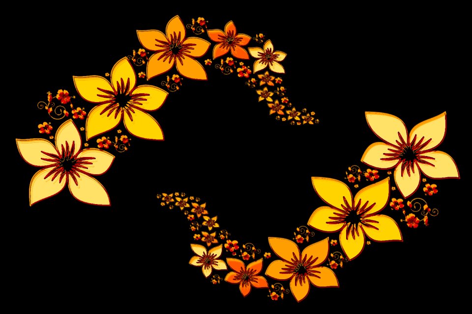 Vine stems grow greeting card