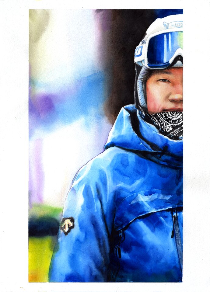 Figure ski paints