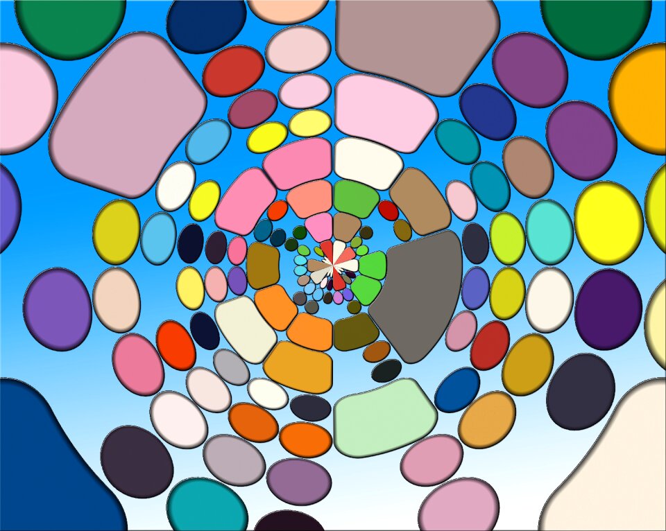Chromaticity diagram regulation hue