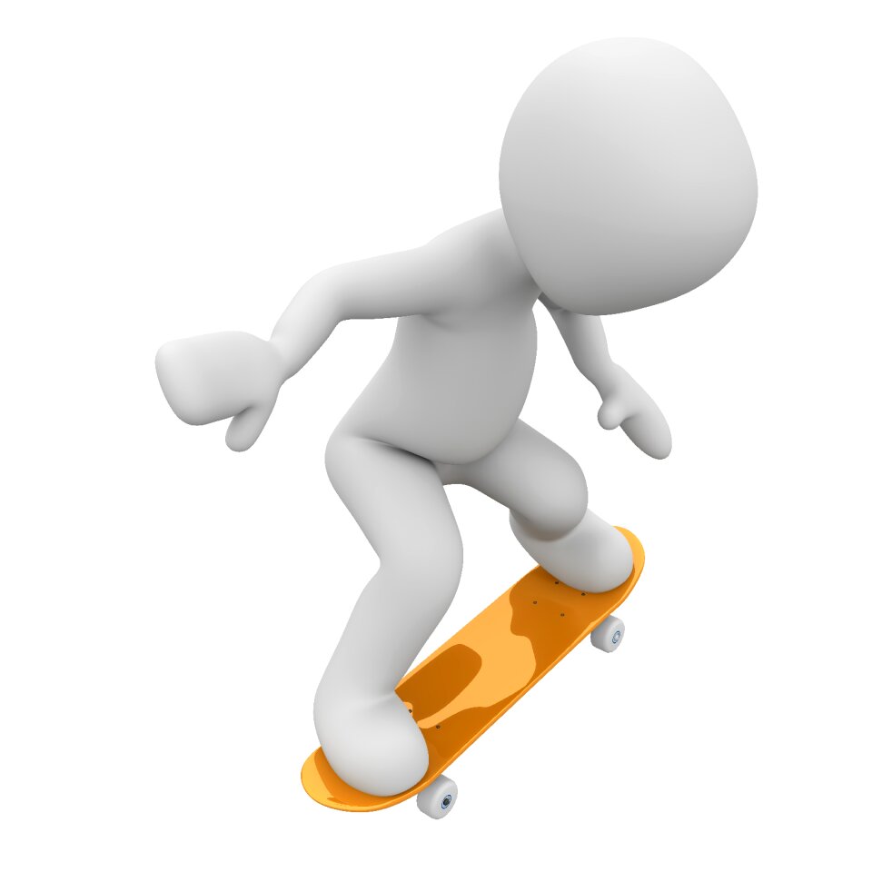 Skating roll skateboarding