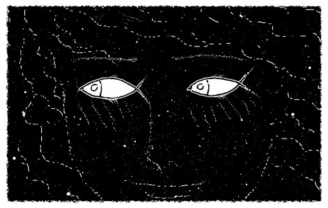 Optical illusion eyes face