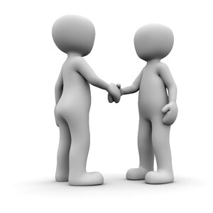 Businessmen togetherness person