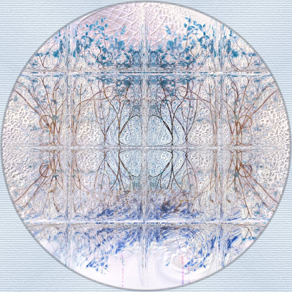 Blue mirror Free illustrations