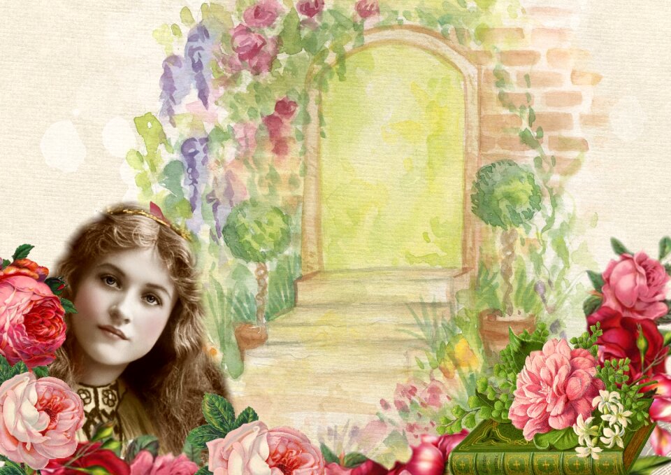 Old girl garden