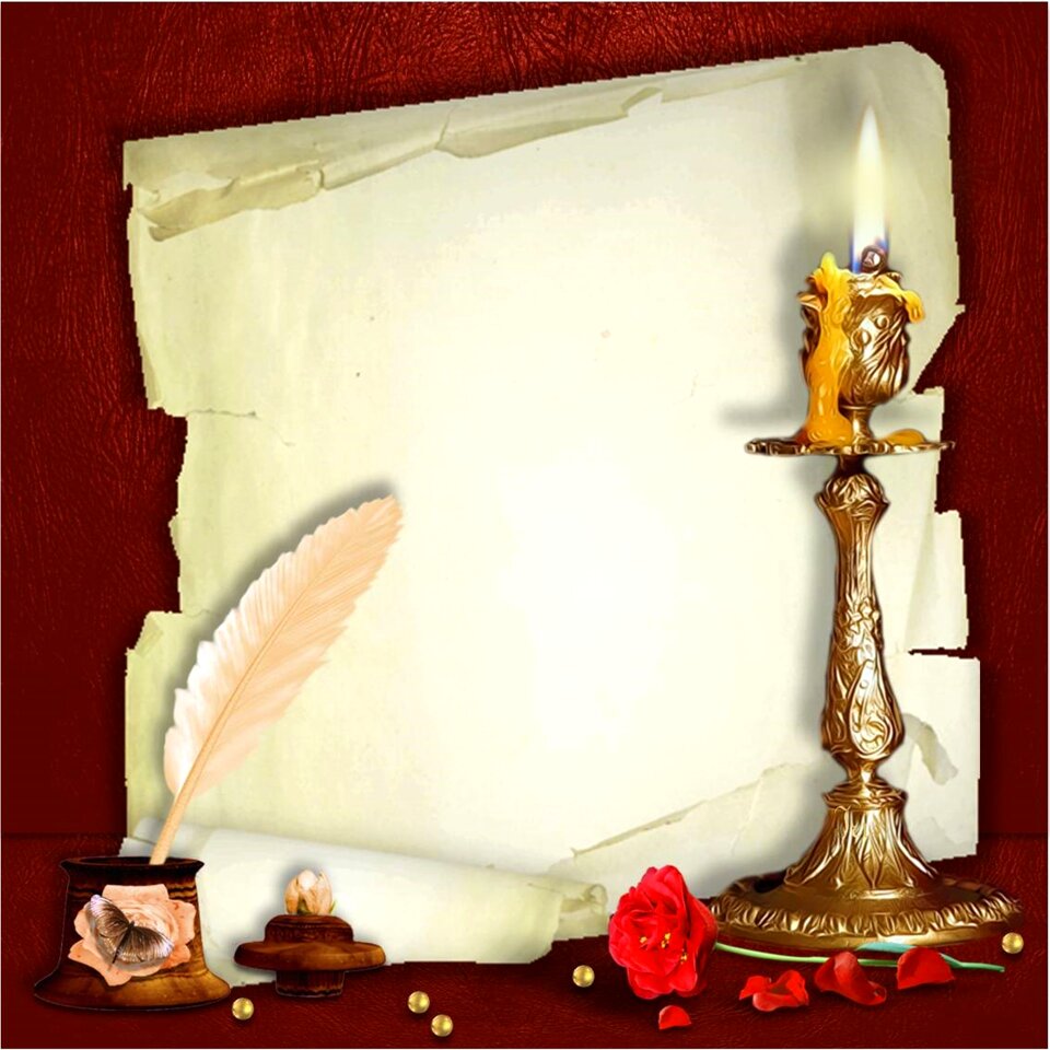 Candle pen Free illustrations