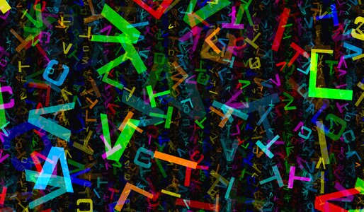 Alphabet letters text font