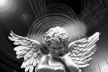 Christmas time angel decoration