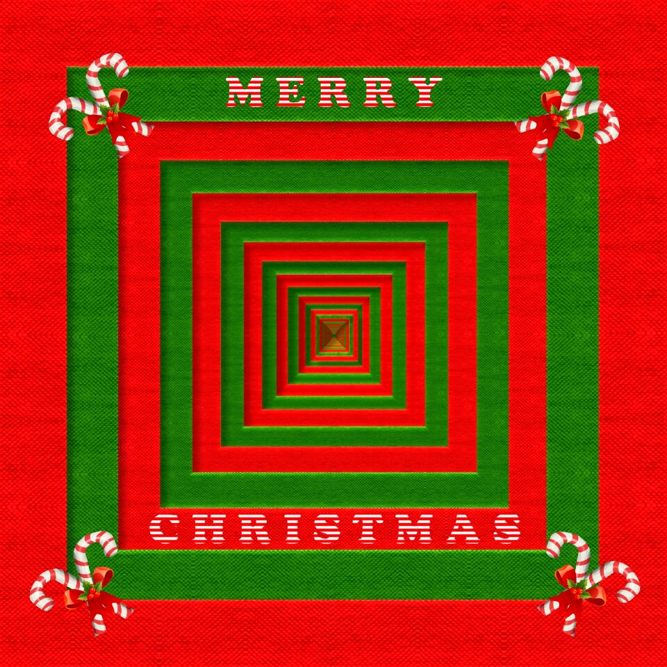Candy canes red green