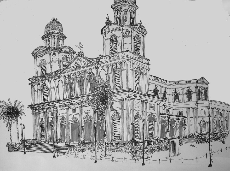 Managua nicaragua Free illustrations