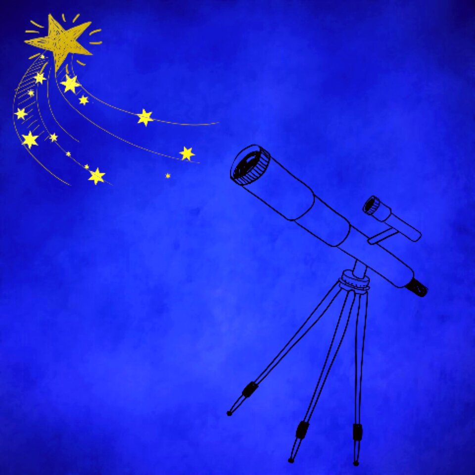 Starry sky distant Free illustrations