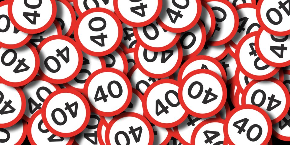 British limit sign