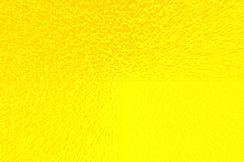 3d abstraction yellow