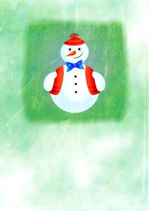 Winter christmas card holiday