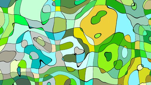 Abstract structure art