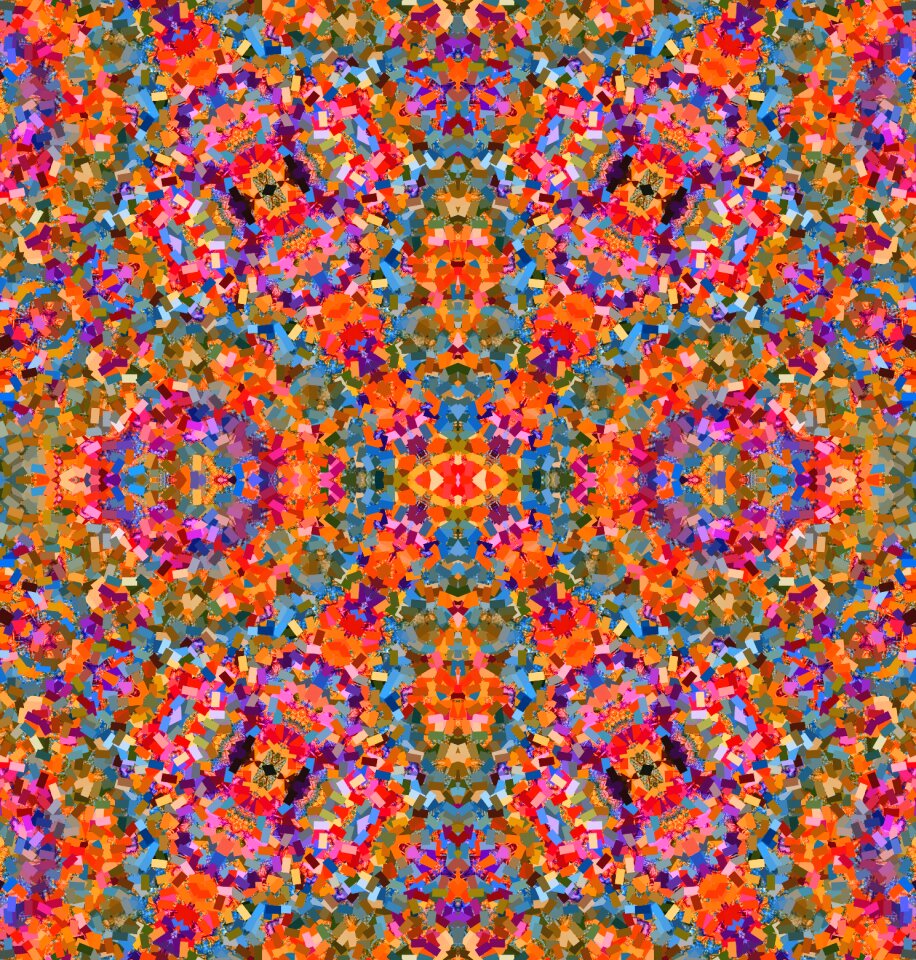 Decorative background structure
