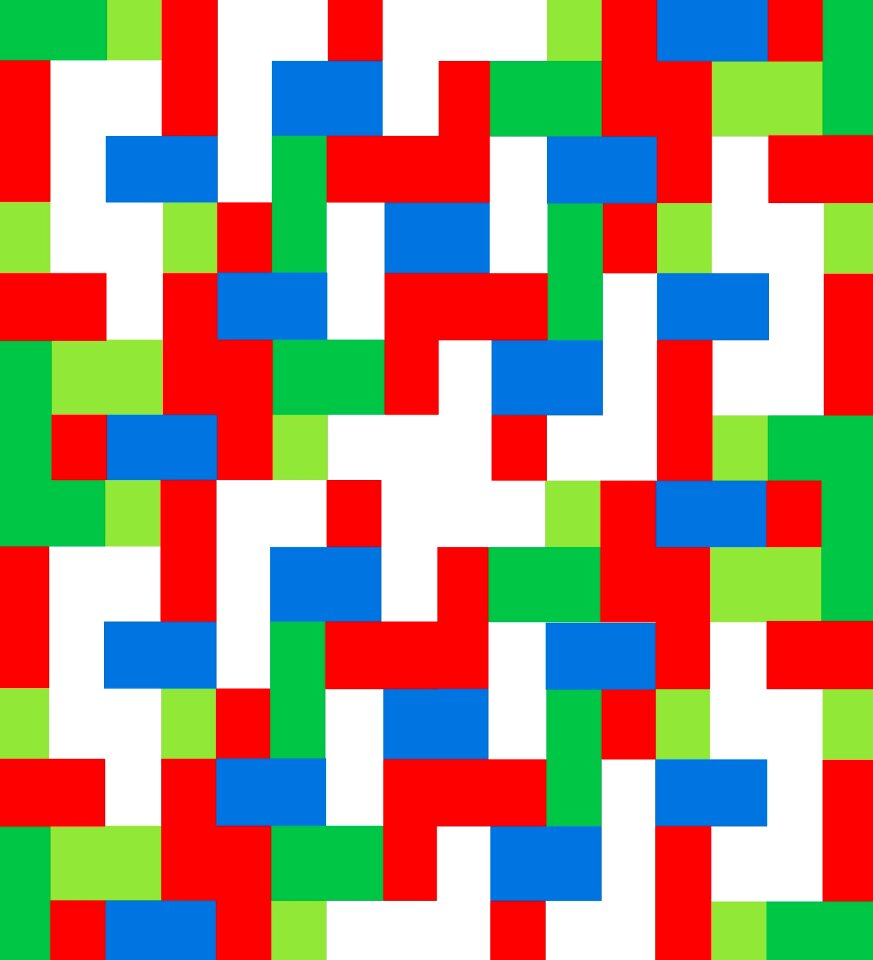 Dynamic pattern white