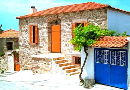 Stone home village