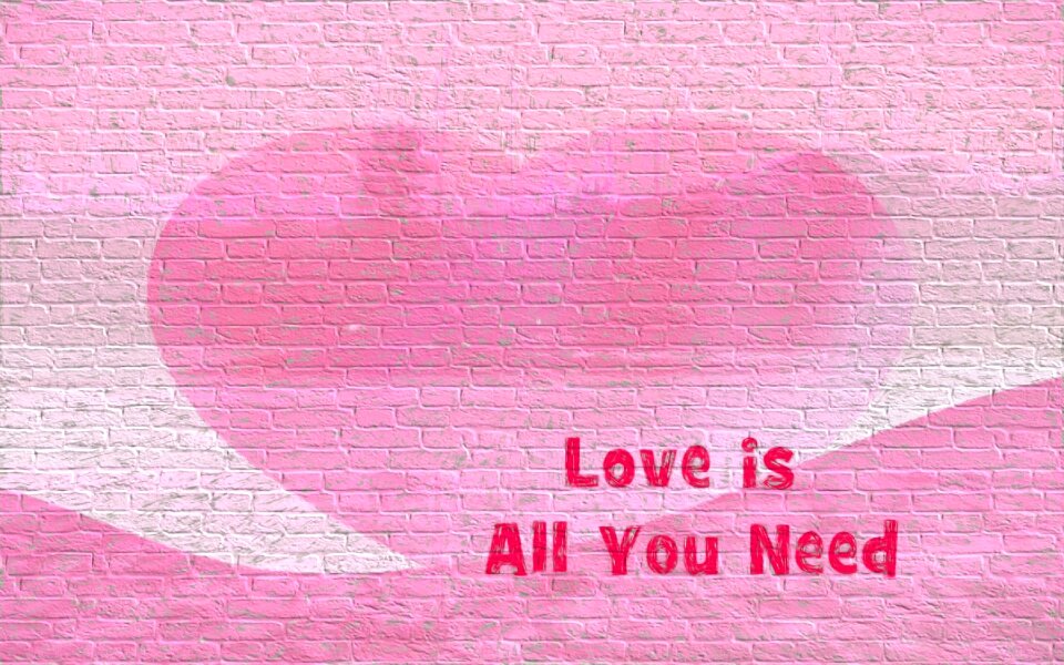 Heart love red