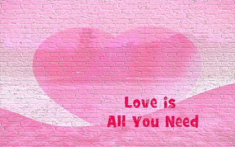 Heart love red