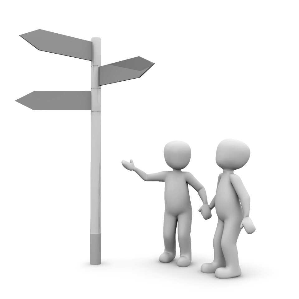 Fork in the road decision Free illustrations