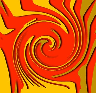 Yellow abstract flares