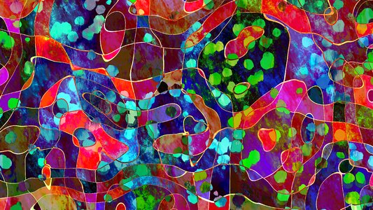 Abstract structure art