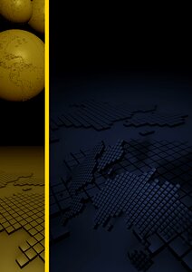 Map brochure corporate design