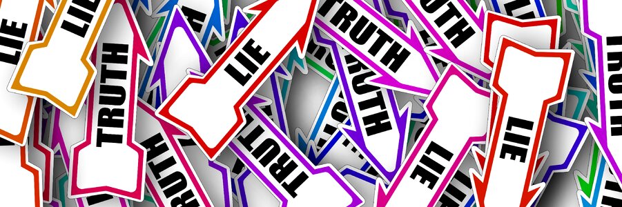 Lie truth arrow