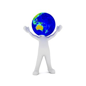 Planet environment symbol