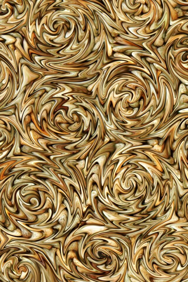 Liquified tan abstract