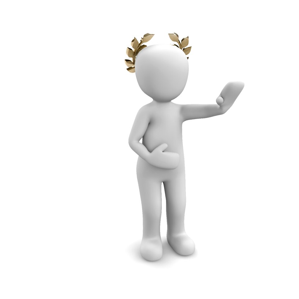 Ruler laurel wreath gold