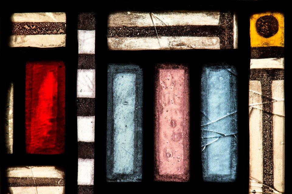 Stained glass glass window stained glass window
