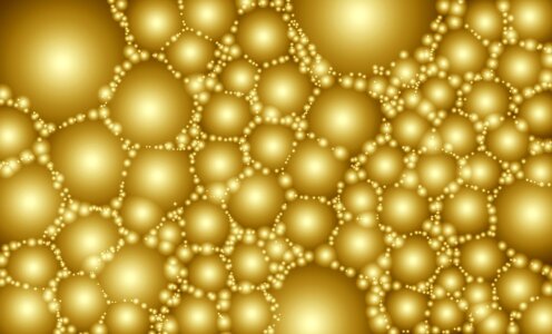 Pattern material gold