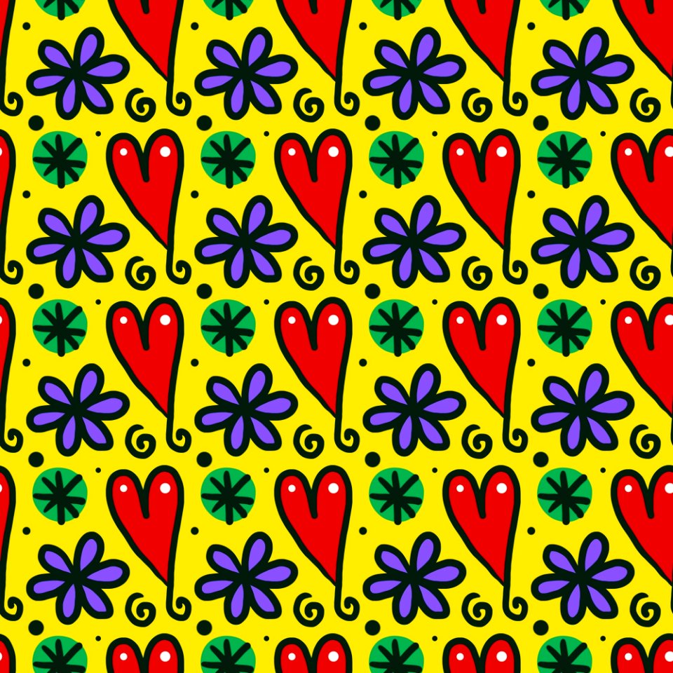 Pattern textile wallpaper