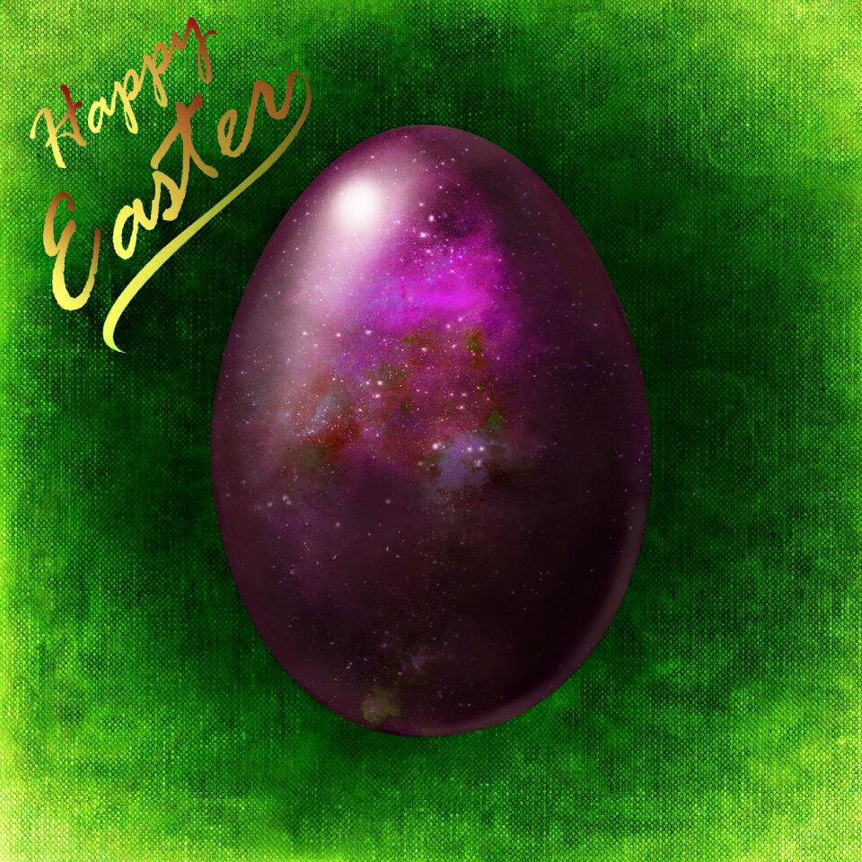 Egg colorful painted