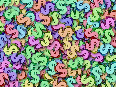 Cash dollar bank