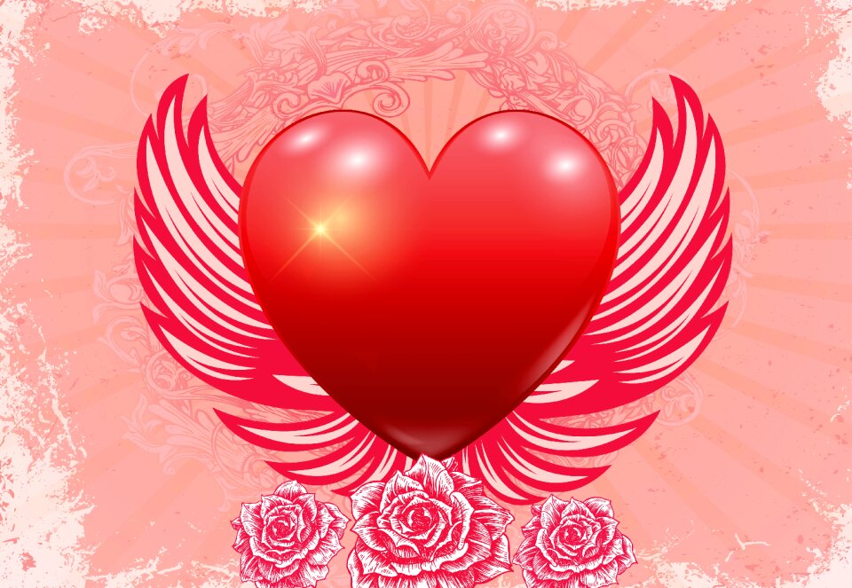 Valentine's day background romance