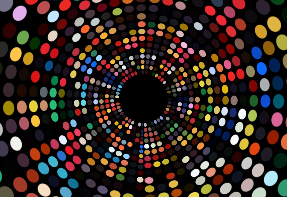 Arrangement spotty points