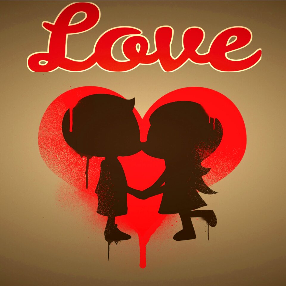 Together background heart