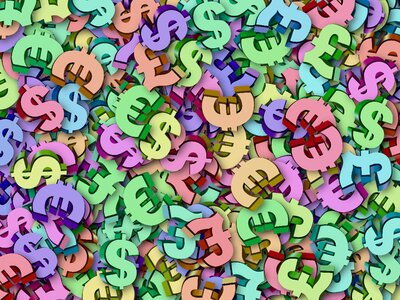 Cash dollar bank